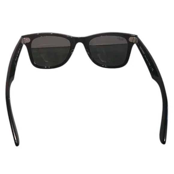 Ray Bans Black Wayfarer Sunglasses - Picture 5 of 11